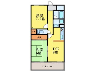 佐古駅 徒歩10分 10階の物件間取画像